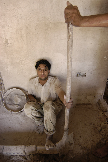 Cement worker, Baghdad, Iraq