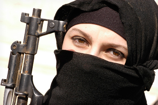 Al Quds Militiawoman, Tikrit, Iraq