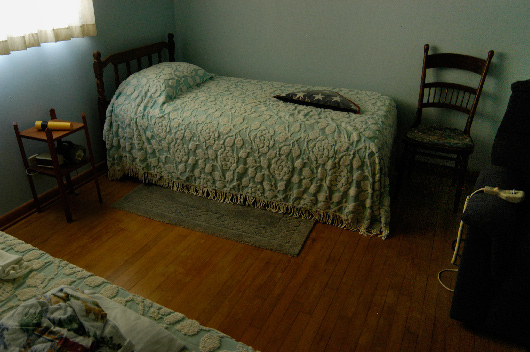 Delf Fisher's bedroom, Liberty, West Virginia