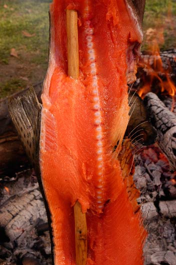 Salmon bake, Celilo Falls commemoration ceremony (2007)