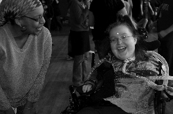 Special-ed aide and dancer, Earthstock 2011, Crystal Ballroom, Portland, Oregon