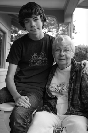 Patsy Mae Smith with my son Walker (14)
