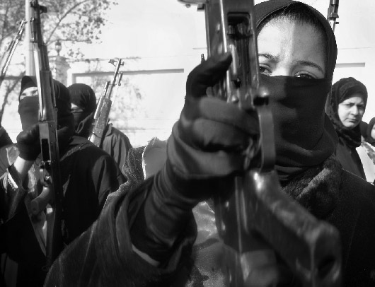Al Quds Militiawomen, Tikrit, Iraq